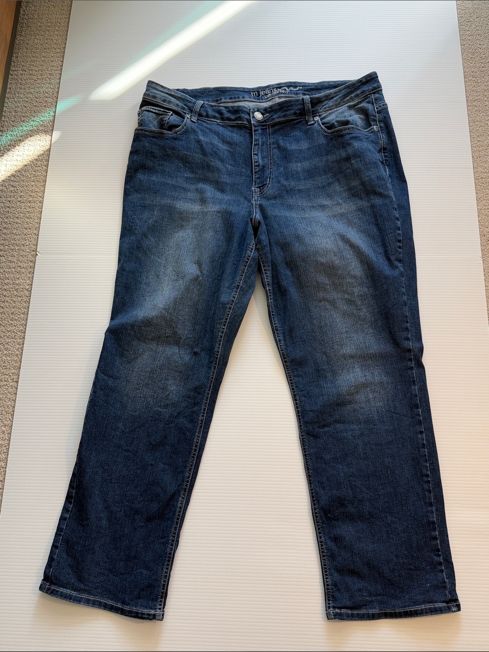 Maurices Dark Wash Straight-Leg Jeans